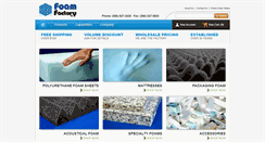 Desktop Screenshot of foamdistributing.com