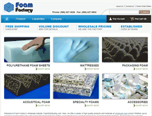 Tablet Screenshot of foamdistributing.com